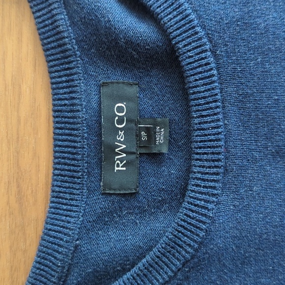 RW&Co Mens Striped Sweatshirt - Picture 2 of 6
